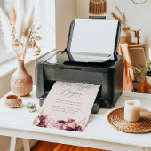 Poster Bonjour Bébé Late Night Diapers Baby Shower Sign