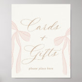 Poster Bonjour Bébé Pink Paris Tour Eiffel Cartes et cade (Devant)