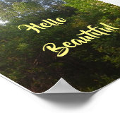 Poster Bonjour belle (Coin)