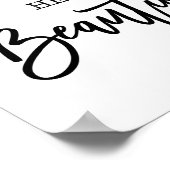 Poster Bonjour belle (Coin)