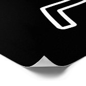 Poster Bonjour Belle Typographie De Profil Visage De Prof (Coin)