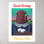 Poster Bonjour/Buenos Dias (Devant)