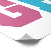 Poster Bonjour Carré de 7e année racine de 49 maths étudi (Coin)