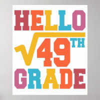 Bonjour Carré de 7e année racine de 49 maths étudi