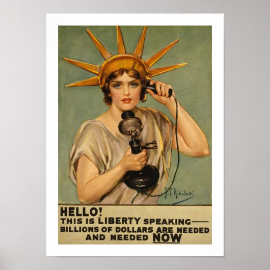 Poster Bonjour ! C'est Liberty Speaking (Devant)