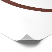 Poster Bonjour Corgi Chien (Coin)