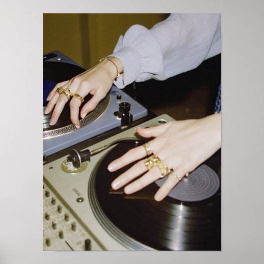 Poster Bonjour DJ (Devant)