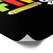 Poster Bonjour équipe de 5e année Vibes de 5e année Premi (Coin)