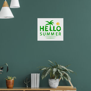 Poster Bonjour été