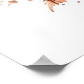 Poster Bonjour Fleurs sauvages d'automne (Coin)