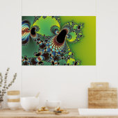 Poster Bonjour - Fractal (Cuisine)