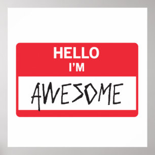 Poster Bonjour je suis impressionnant