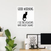 Poster Bonjour - Je Vois Les Assassins Échoués (Bureau à domicile)