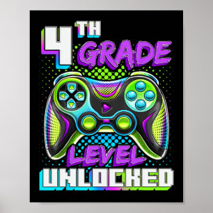 Poster Bonjour jeu vidéo débloqué niveau 4e année Ck à Sc