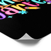 Poster Bonjour maternelle Enseignante Filles Enfant Prepp (Coin)