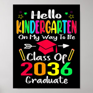 Poster Bonjour Maternelle Retour À La Classe Scolaire De 