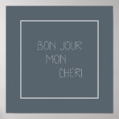 Poster Bonjour Mon Chéri (Devant)