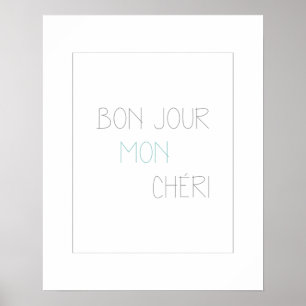 Poster Bonjour Mon Chéri II