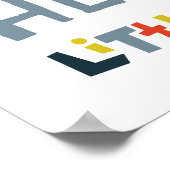 Poster Bonjour Mon Petit Un Arc En Arc En Arc (Coin)