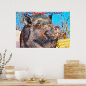 Poster Bonjour Noël Grand-père Hunter Gatherer (Cuisine)