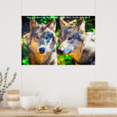 Poster Bonjour Noël Leader du Pack (Cuisine)