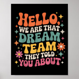 Poster Bonjour Nous Sommes Cette Équipe De Rêve Qu'Ils Vo