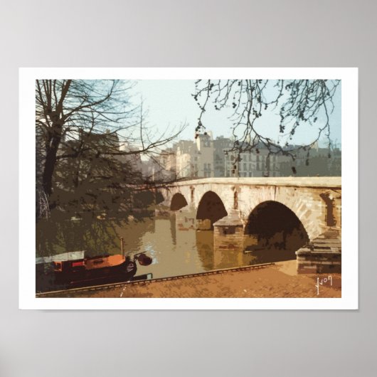 Poster Bonjour Paris (Devant)