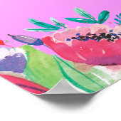 Poster Bonjour Printemps, Fleurs, poster, (Coin)