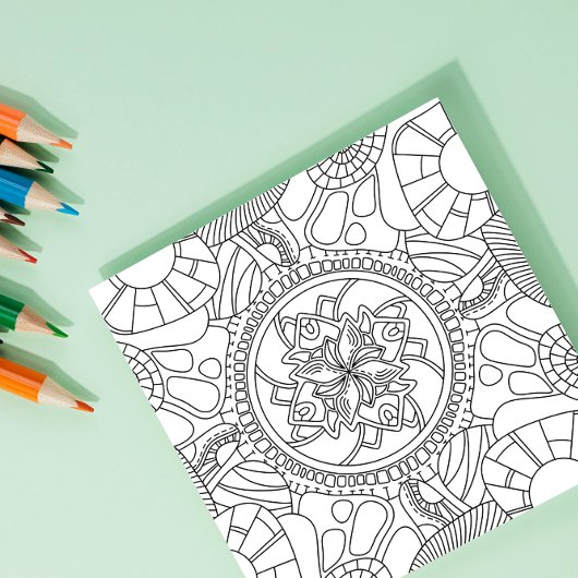 Poster Bonjour Printemps : Mandala Incroyable