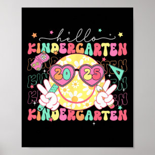 Poster Bonjour Sourire de maternelle Retour à l'école 202