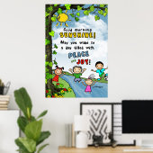 Poster Bonjour Sunshine ! (Bureau à domicile)