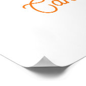 Poster Bonjour Sunshine Baby shower Bienvenue (Coin)