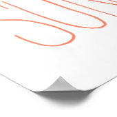 Poster Bonjour Sunshine Hand Letters (Coin)