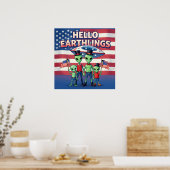 Poster Bonjour Terriens (Cuisine)