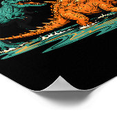 Poster Bonk Dinosaur Funny Prehistoric Humor Design  (Coin)