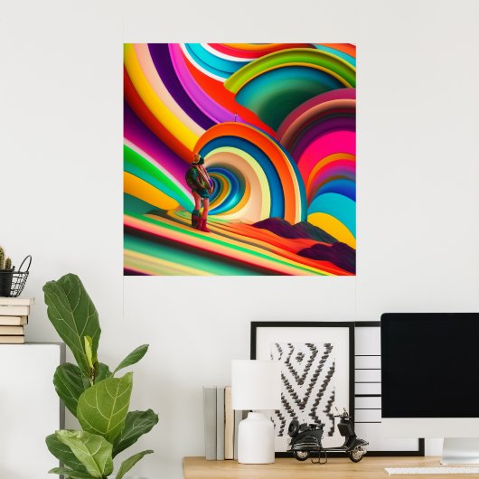 Poster Bonnaroo (Bureau à domicile)