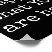 Poster Bonne Affirmation Positive Type D'Enseignement Mot (Coin)