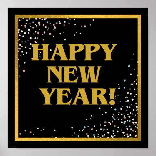 Poster Bonne année (Devant)