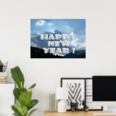 Poster Bonne année ! (Bureau à domicile)