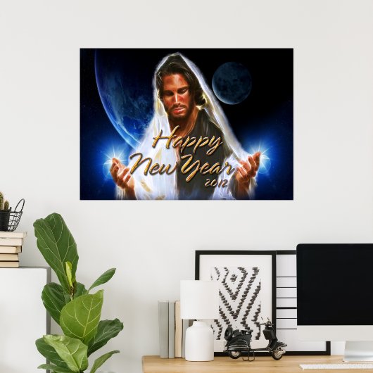 Poster Bonne année 2012 C Imprimer (Bureau à domicile)