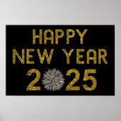 Poster Bonne année 2025 (Devant)