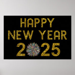 Poster Bonne année 2025