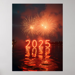 Poster Bonne année 2025
