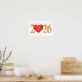Poster Bonne année 2026 (Cuisine)
