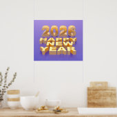 Poster Bonne année 2026 (Cuisine)