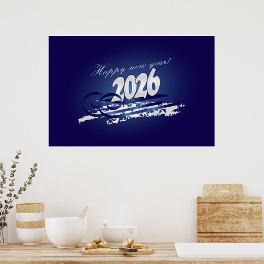 Poster Bonne année 2026 (Cuisine)