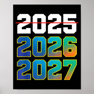 Poster Bonne année 2026 à venir bientôt 2027 Drôle 67 Mem