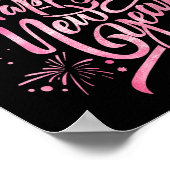 Poster Bonne année 2026 Chargement des feux d'artifice (Coin)