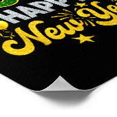 Poster Bonne année 2026 Famille de jumelage (Coin)