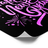 Poster Bonne année 2026 Fireworks Party Premium (Coin)